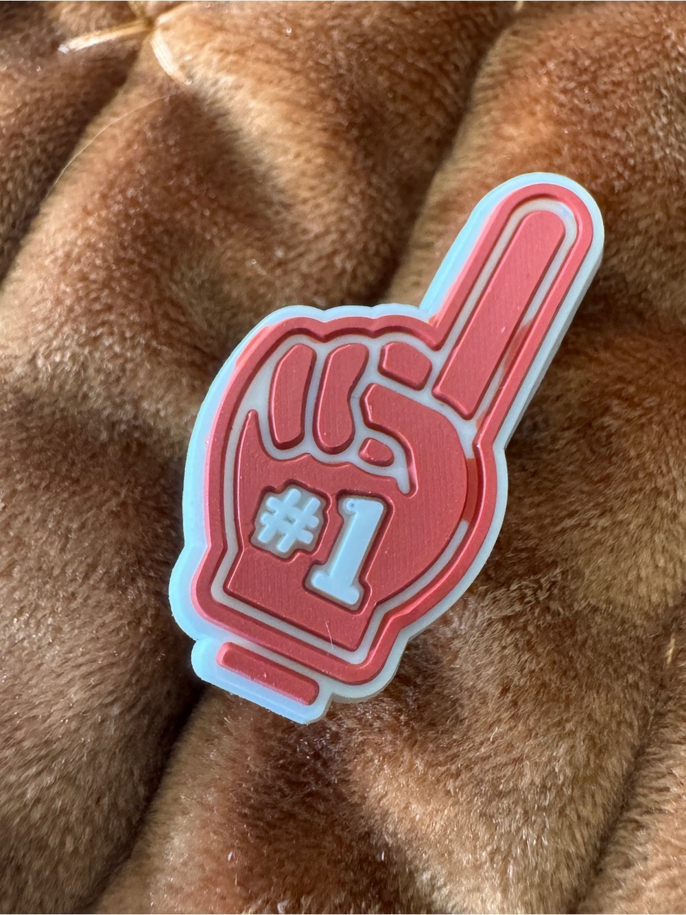 Number 1 Foam Finger CROCS Jibbitz Shoe Charm 5/$20